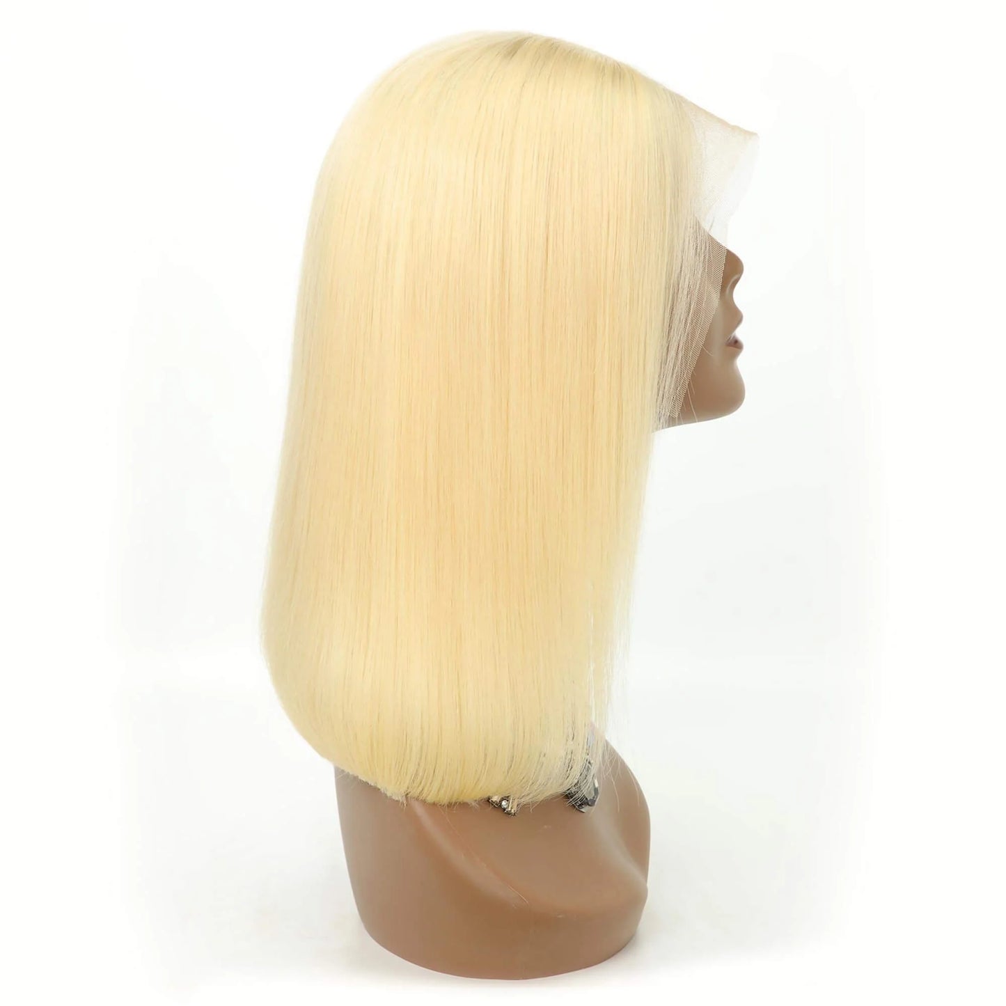 613 Blonde Straight Bob Wig 13x4 Transparent Lace Frontal Wig