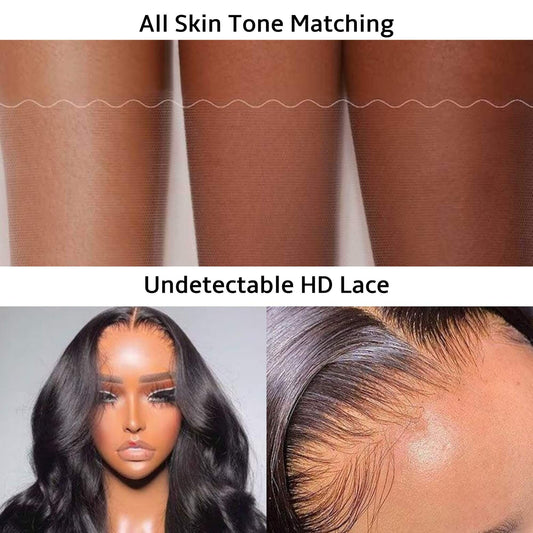 Human Hair HD Lace Front Wigs Wholesale 4 PCS Package