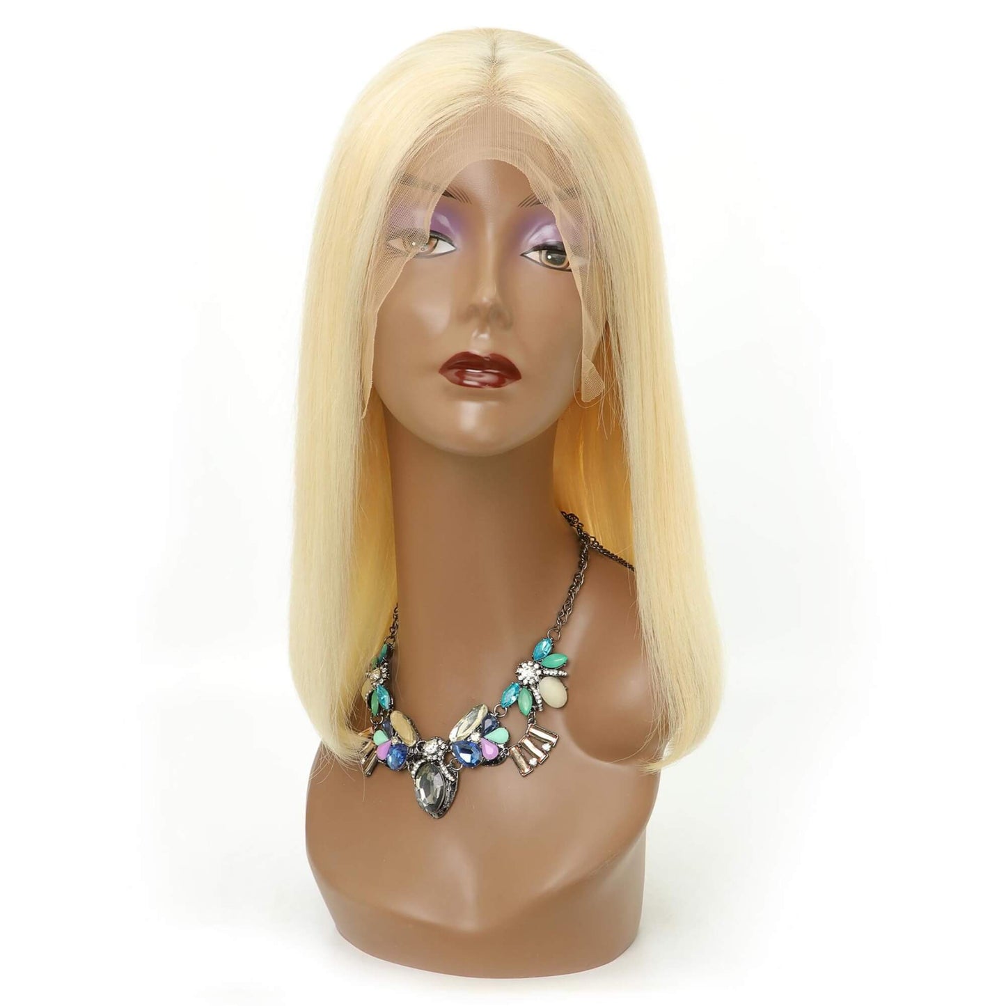 613 Blonde Straight Bob Wig 13x4 Transparent Lace Frontal Wig