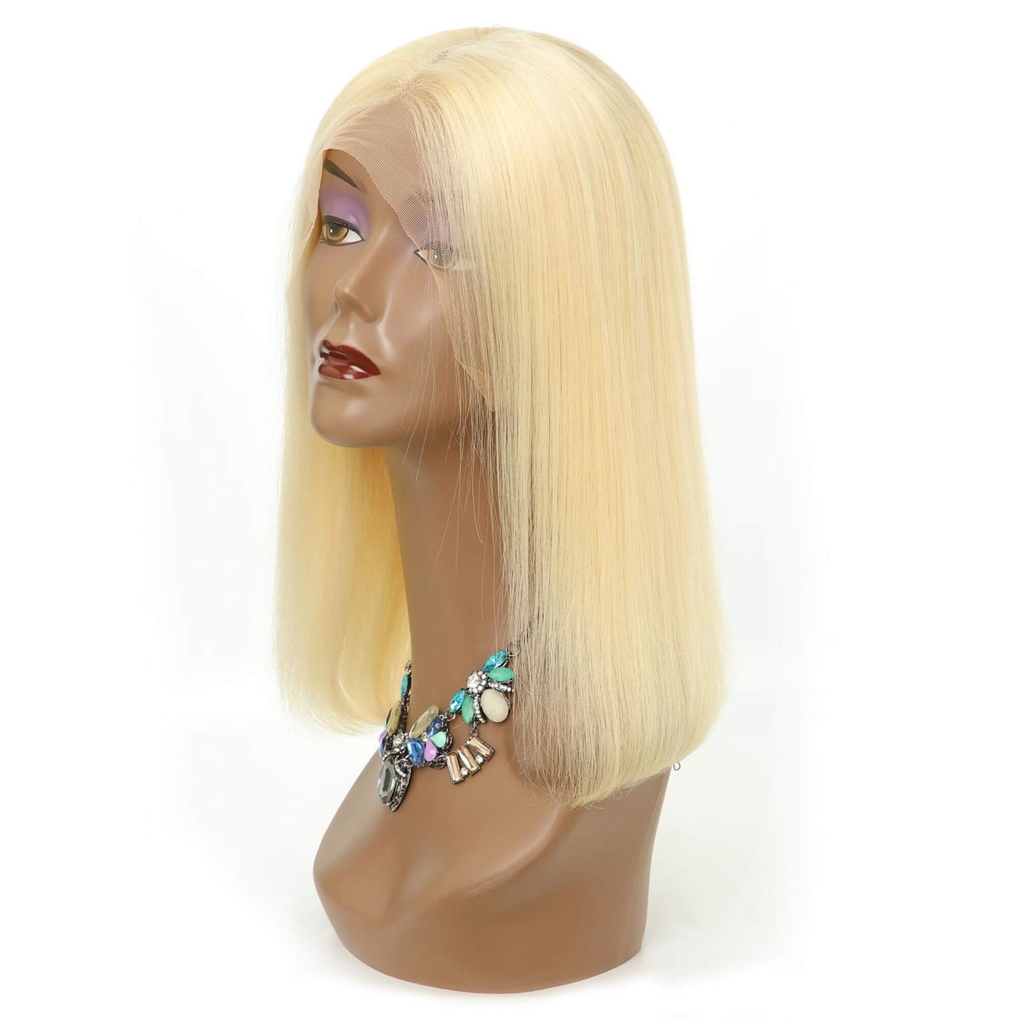 613 Blonde Straight Bob Wig 13x4 Transparent Lace Frontal Wig