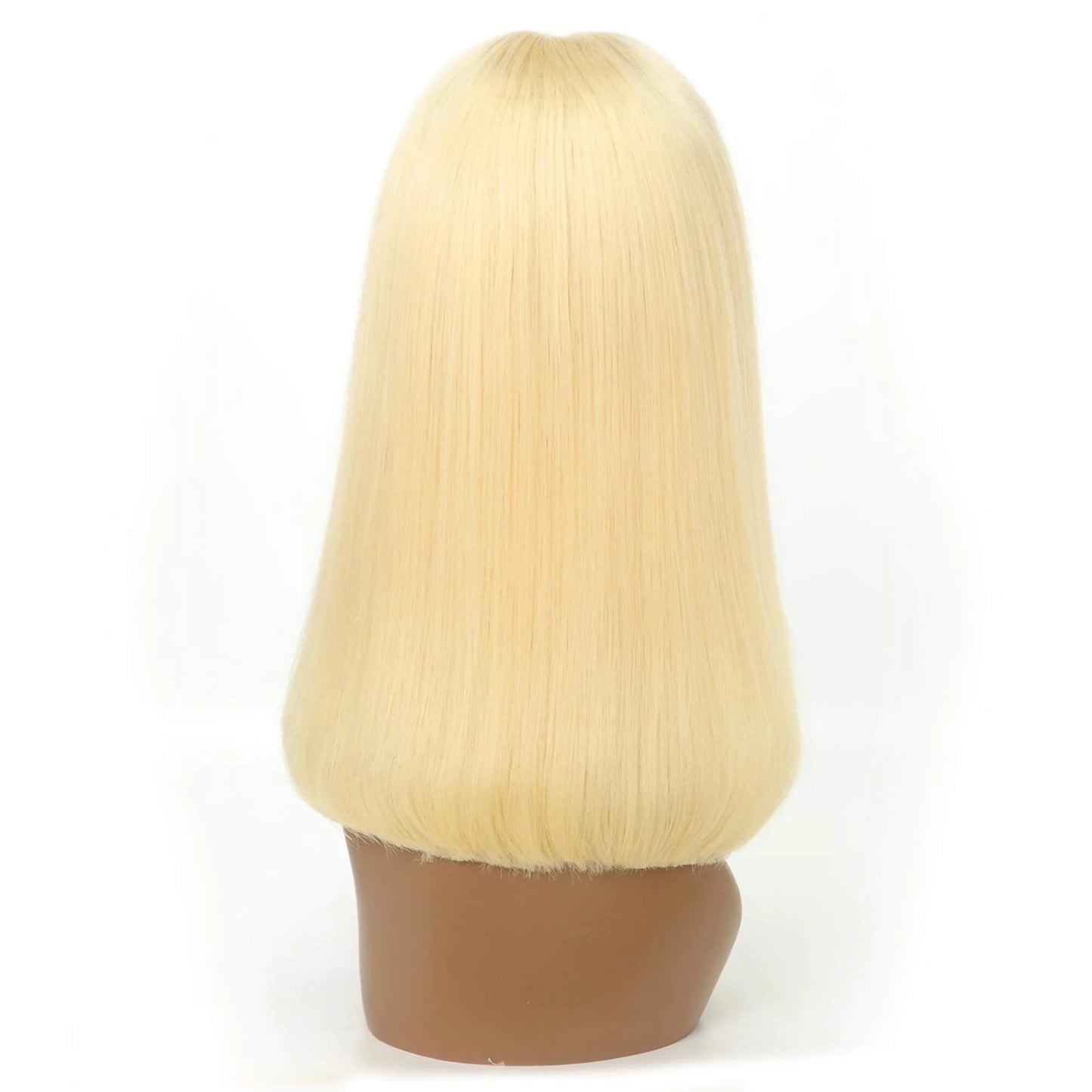 613 Blonde Straight Bob Wig 13x4 Transparent Lace Frontal Wig