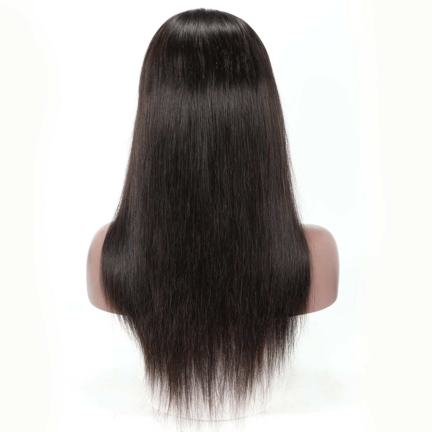 100% Human Hair Straight Full Lace Wig 180% Density