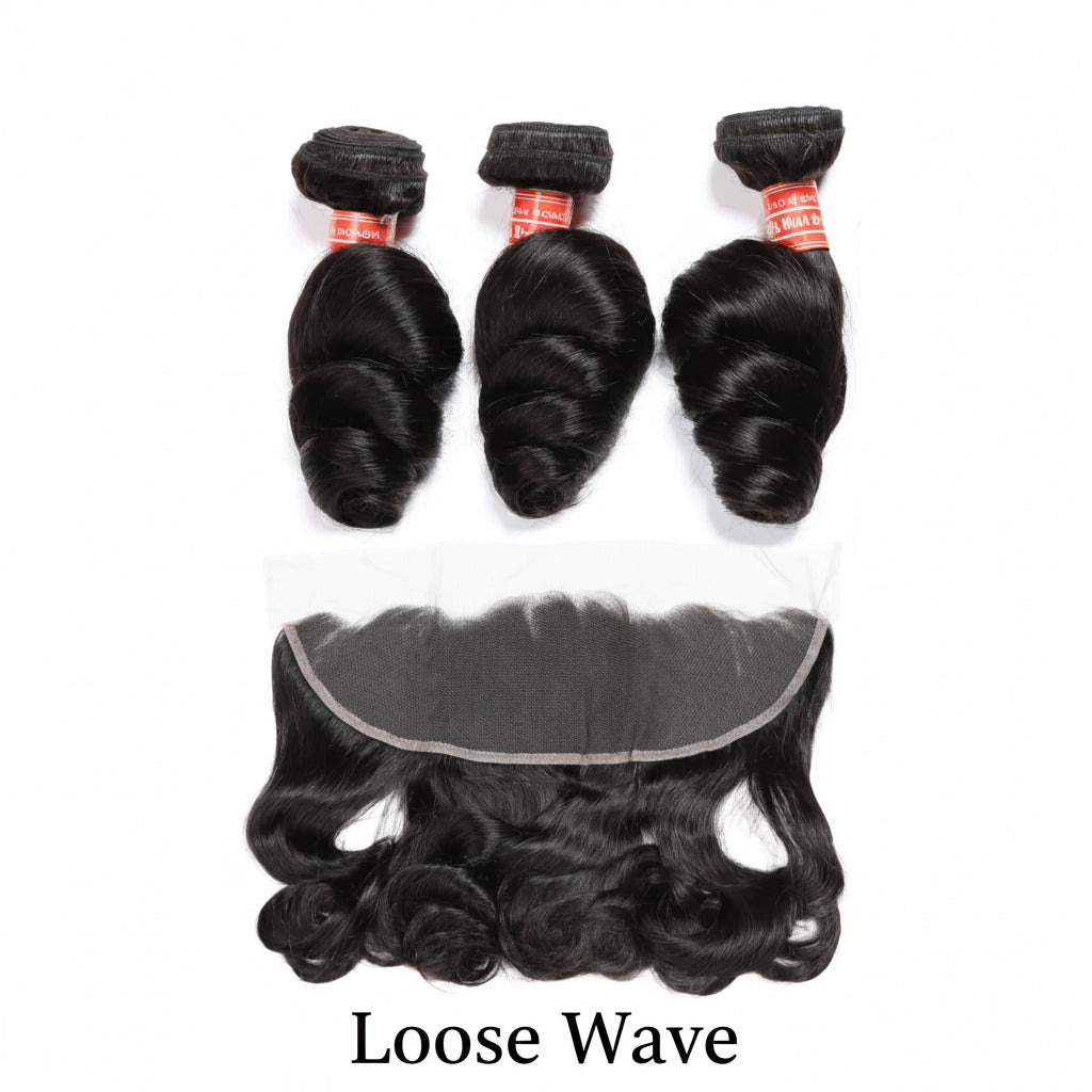 Wholesale Transparent Lace Front Human Hair Wigs 5 PCS Package